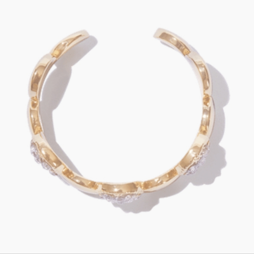 Marlyn Schiff Disc Pave Adjustable Ring - Picture 3 of 5